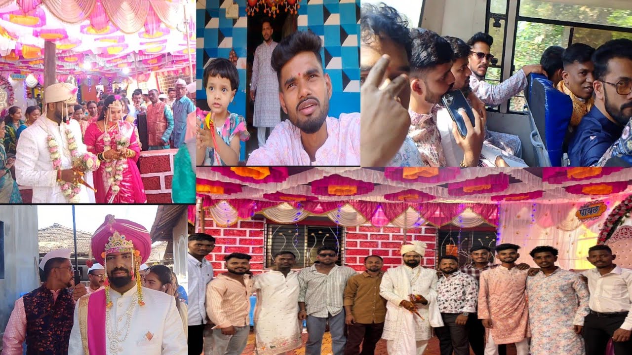 ऋषी दादाचा लग्न 🤩✨ | गावाकडील लग्न😍 | लग्नाची वरात🕺| वरातीमध्ये नाचून केली फुल धमाल🤩😍🕺