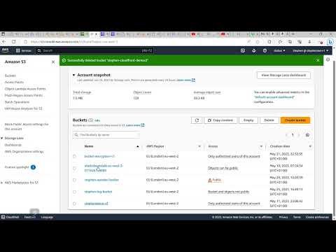 How to Delete CloudFront CDN and S3 Bucket