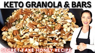 The Best Keto Granola and Bars with FAKE Honey