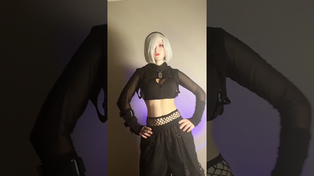 I don't think it's a perfect dance trend for 2B but let it be😸 #cosplay #animegameycosplay #2b