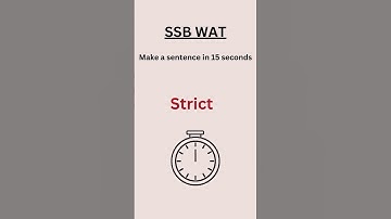 SSB WAT Practice | Word Association Test with solution #ssb #wordassociationtest #ssbpreparation