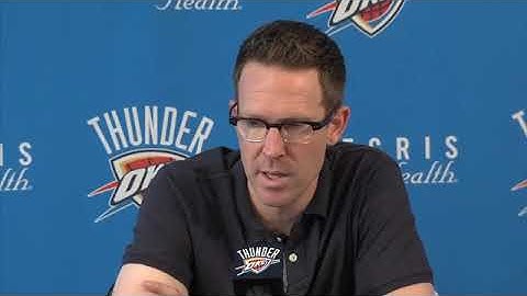 Sam Presti press conference part 1 (2012-09-26)