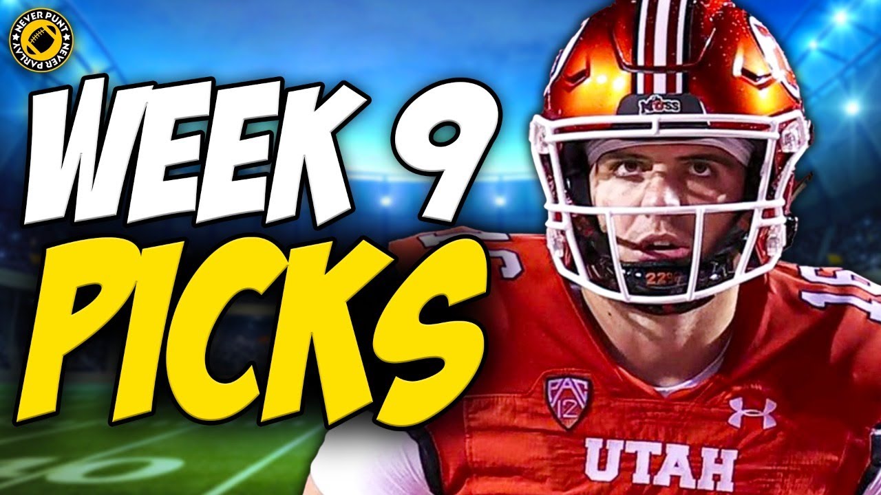 NCAA Football Week 9 Free Picks | Best Bets &amp; Previews - YouTube