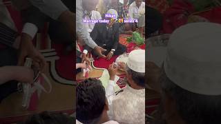 Nikah Marrage today 👫💍👩❤️👨 series 4 #viral #wedding #nikah #viralmoment