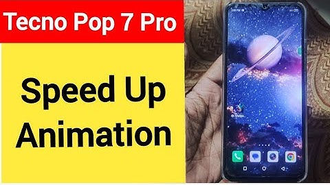How to speed up animation, Tecno Pop 7 Pro me animation speed kaise increase Karen