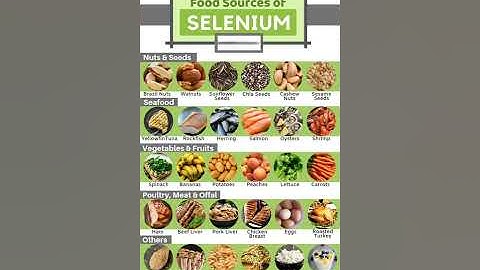 Food Sources Of Selenium 💯✔️