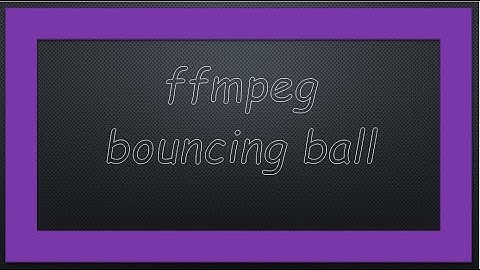ffmpeg,  how to use ffmpeg overlay filter , bouncing ball within window inner border.