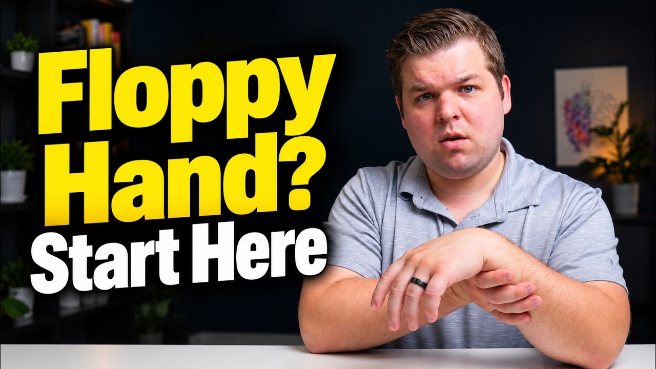Stroke survivor demonstrating a floppy or flaccid hand after stroke