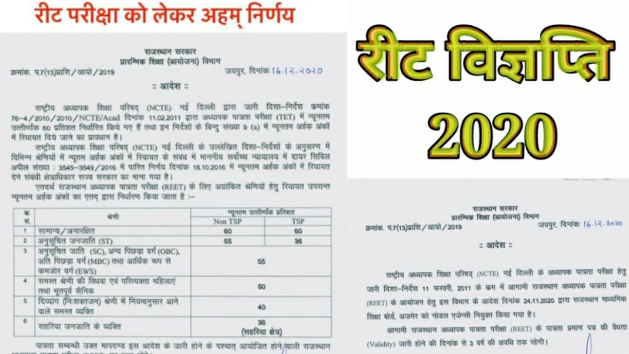 Reet waiting list 2018 news, bharti 2020, शिक्षामंत्री, 