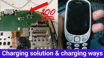 Nokia 3310 charging jumper solution and charging ways