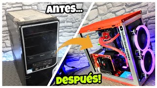 I TRANSFORM THIS OLD PC INTO SOMETHING INCREDIBLE! EXTREME PC RECYCLING USING GARBAGE! JENZH part 2