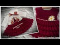 Latest & Stylish Crochet Baby Frock With Jacket (part 2)