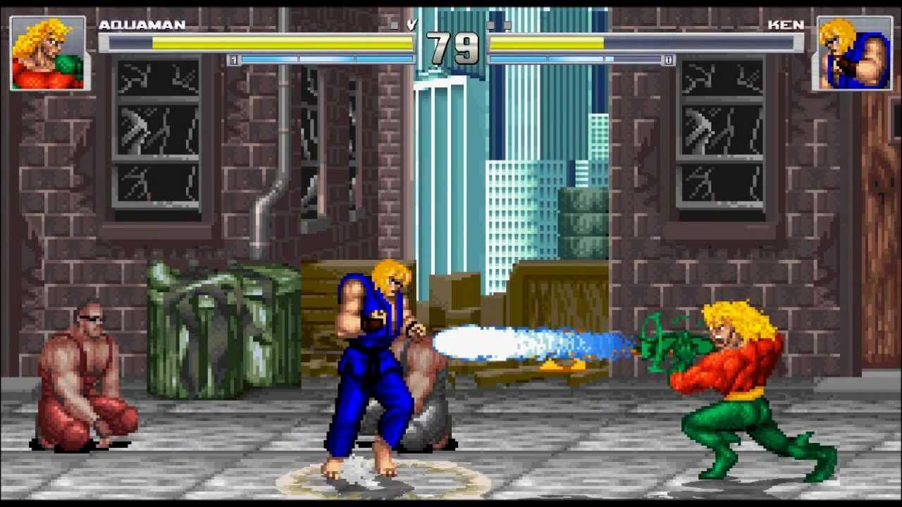 Justice League Vs Street Fighter - #4 Match - YouTube