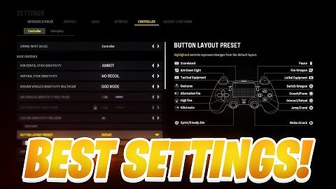 BEST VANGUARD CONTROLLER SETTINGS.. BEST CONSOLE/PC SETTINGS! (COD Vanguard)