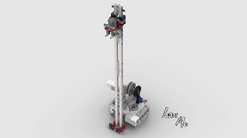 #12【Lau Mo】LEGO EV3 Robot《Drop Tower 瘋狂自由落體 》building instructions of 45544 Core Set