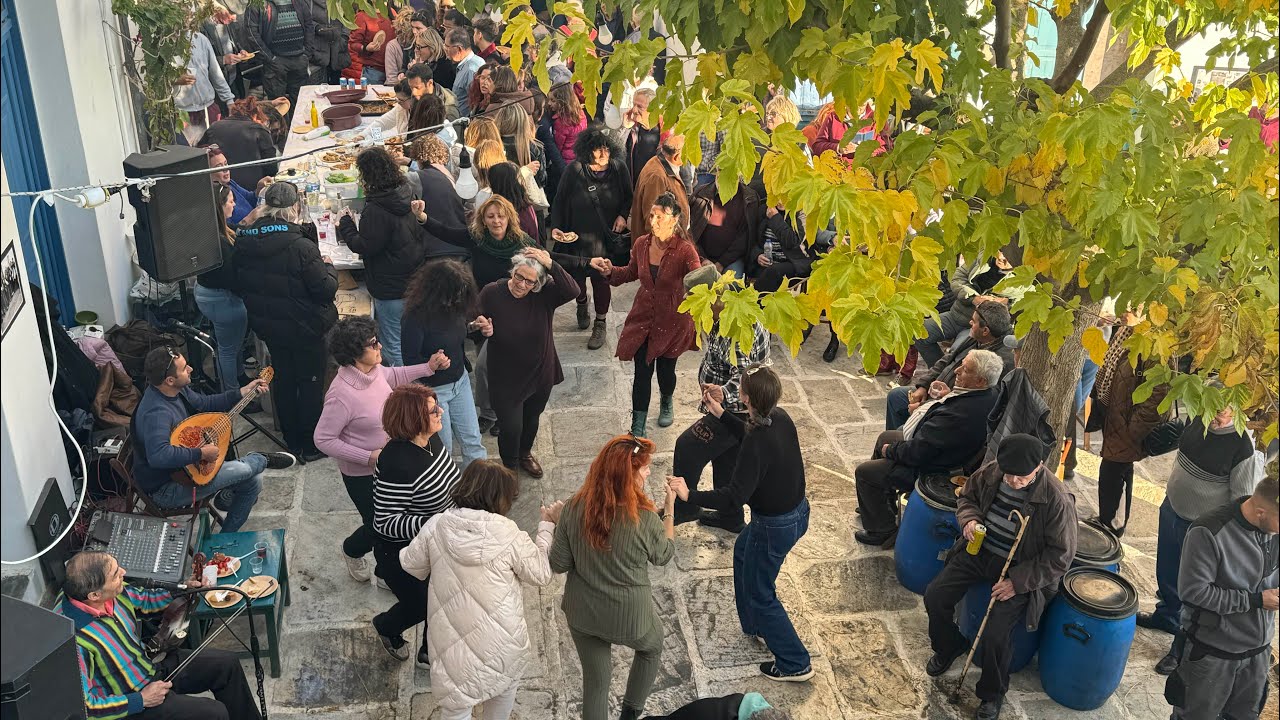 Naxos and Its High Mountains: Raki Celebration in Moni Village ...