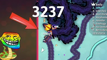 Biggest snake Trapped By Smallest snake! - Awesome snake. Io gameplay