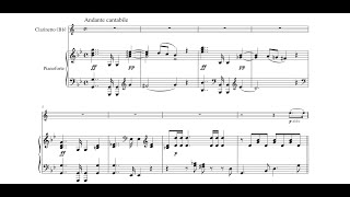 Carl Nielsen - Fantasistykke (Fantasy) for Clarinet and Piano (with Score)