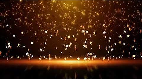 Golden Particles Shiny Loop Seamless 60fps 4k   Falling Stars Streak Animated Background Video Loop