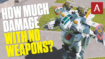 War Robots - How Much Damage Can The Sword Unit Do Without Weapons?