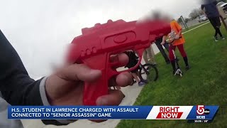 Lawrence police charge student in senior assassins game shooting