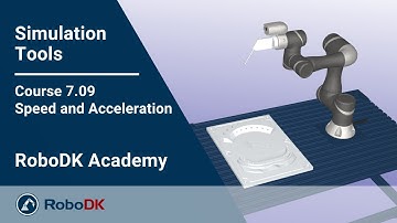 Speed and Acceleration - Course 7.09 - RoboDK Academy