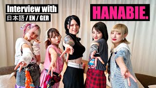 Interview with HANABIE. / (日本語) English + German subtitles! 花冷え。インタビューby Coco Royal