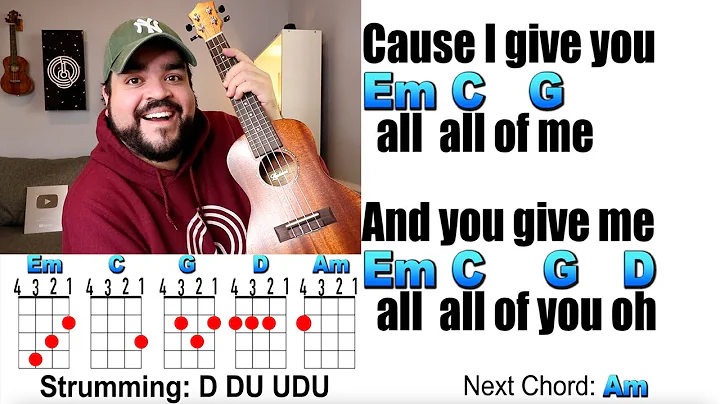 ALL OF ME - John Legend (Ukulele Play Along with Chords and Lyrics)