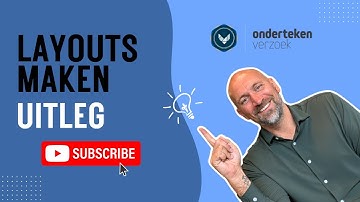 Layouts maken met Ondertekenverzoek
