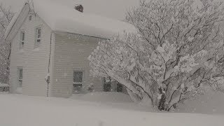 Intense Lake-Effect Snow - Mannsville &amp; Adams NY