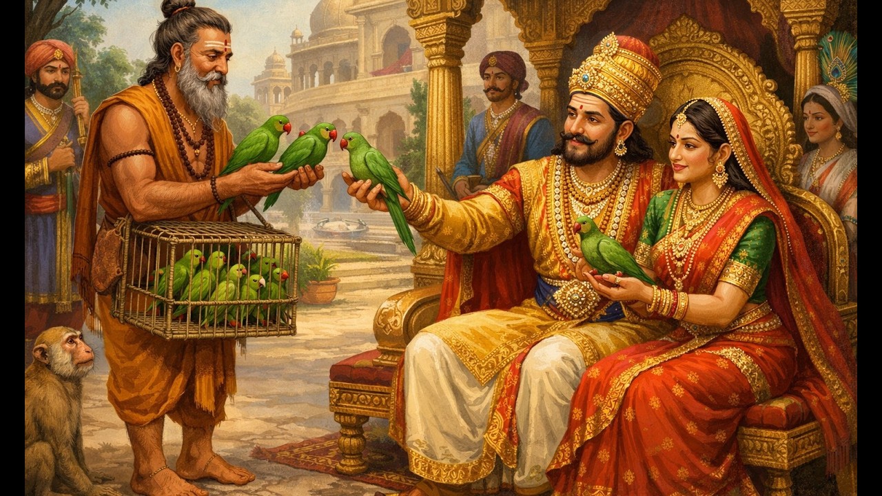 మనిషిబుద్ధిగలచిలుక  @Kadhabharanam