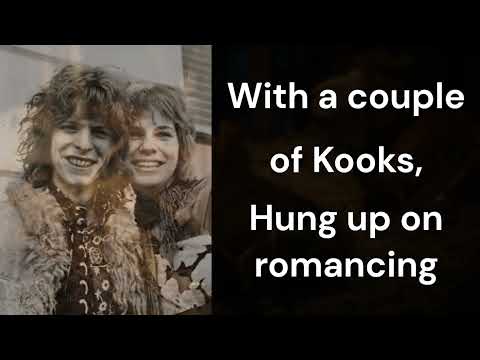 DAVID BOWIE - kooks {1st EVER PERFORMANCE} (with lyrics)
