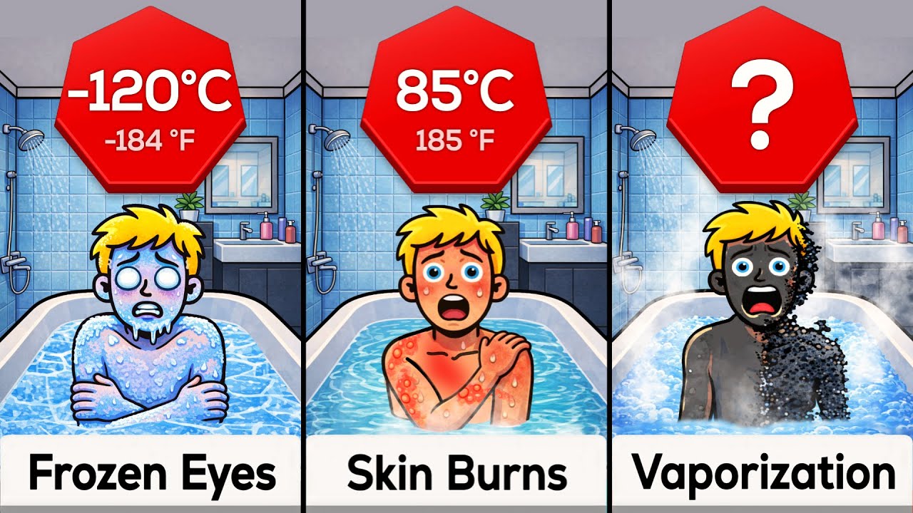 Сравнение: Купание при температуре ____ градусов