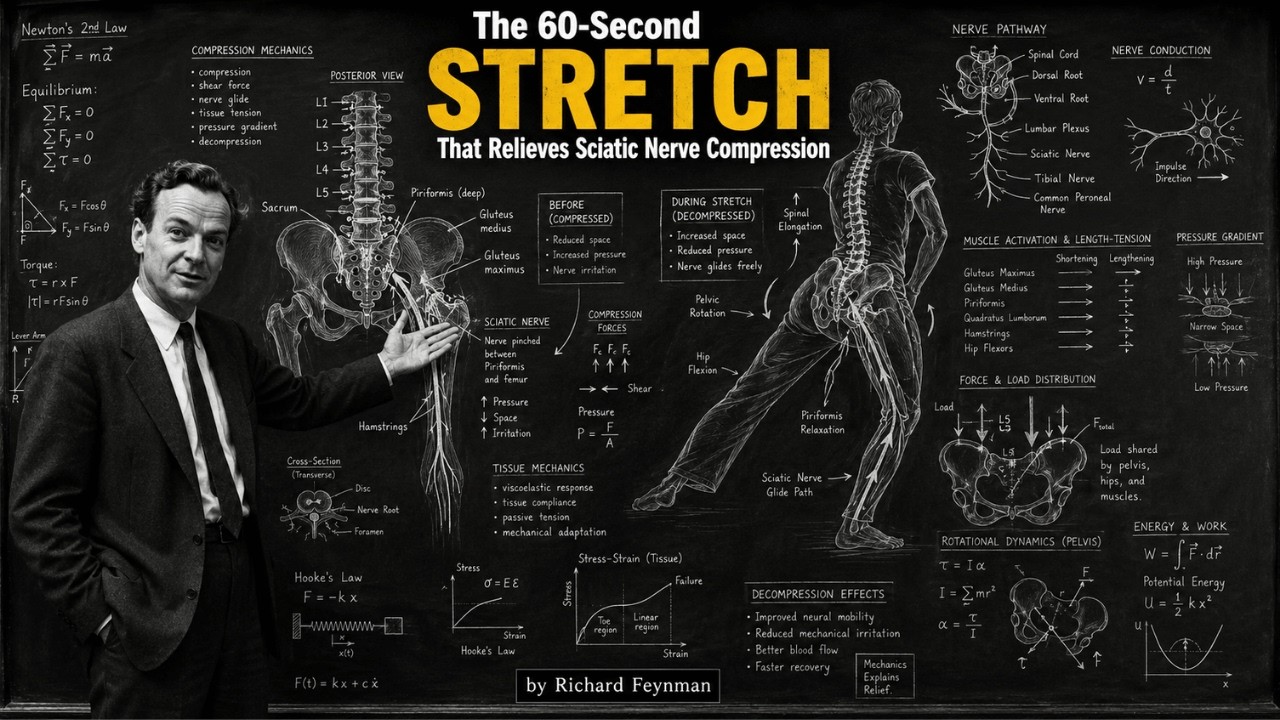 The 60-Second Piriformis Stretch for Sciatic Nerve Compression