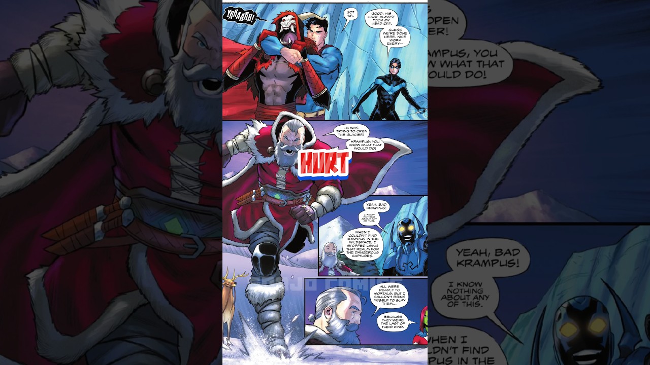 Superman is Incredibly Hurt Batman Lied About Santa Claus