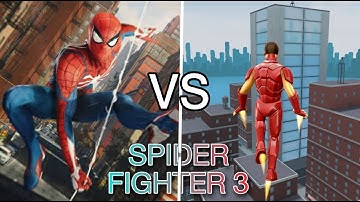 Spider fighter 3 - Ironman vs Spiderman gameplay walkthrough (android/ios)