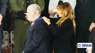 Trump Gives Disgusting Extremist Rush Limbaugh Medal Of Freedom