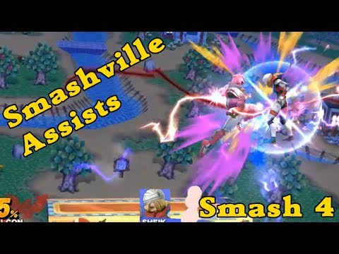 Crazy Smashville Assists in Smash 4