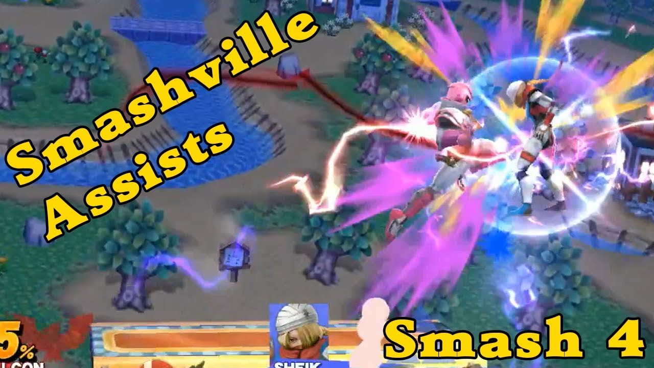 Crazy Smashville Assists in Smash 4