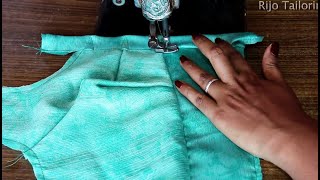 poonam saree blouse stitching easy method for beginners | soft cloth blouse stitching in tamil screenshot 3