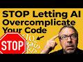 Stop Letting AI Overcomplicate Your Code 🛑 Expert Breakdown | Hero Extract