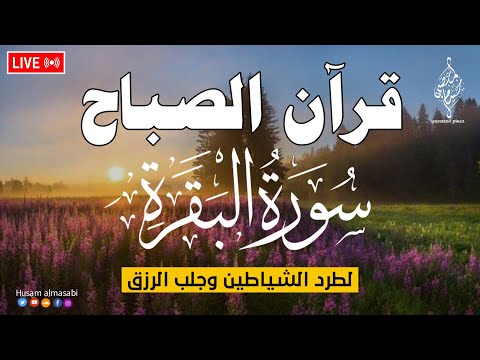 قرآن الصباح سورة البقره قران كريم بصوت جميل جدا لحفظ وتحصين المنزل وجلب البركه   