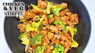Easy CHICKEN MUSHROOM BROCCOLI STIRFRY that delivers every time.
