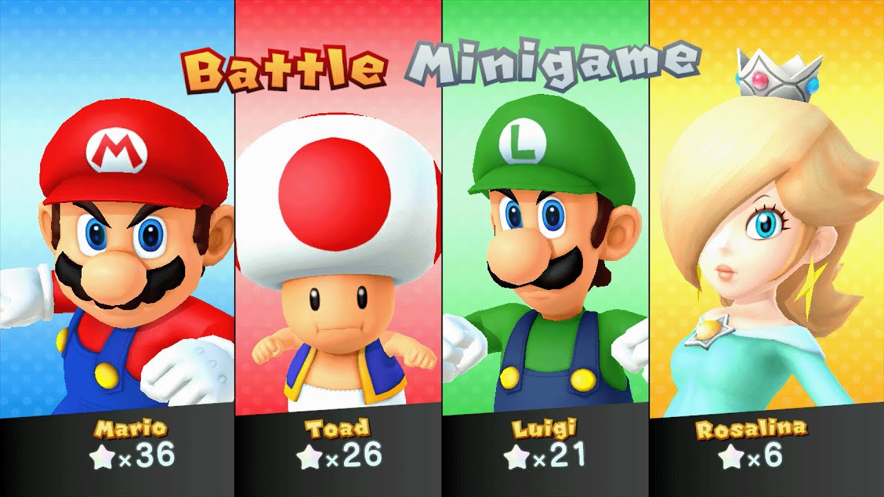 Mario Party 10 - Mario vs Toad vs Luigi vs Rosalina - Airship Central