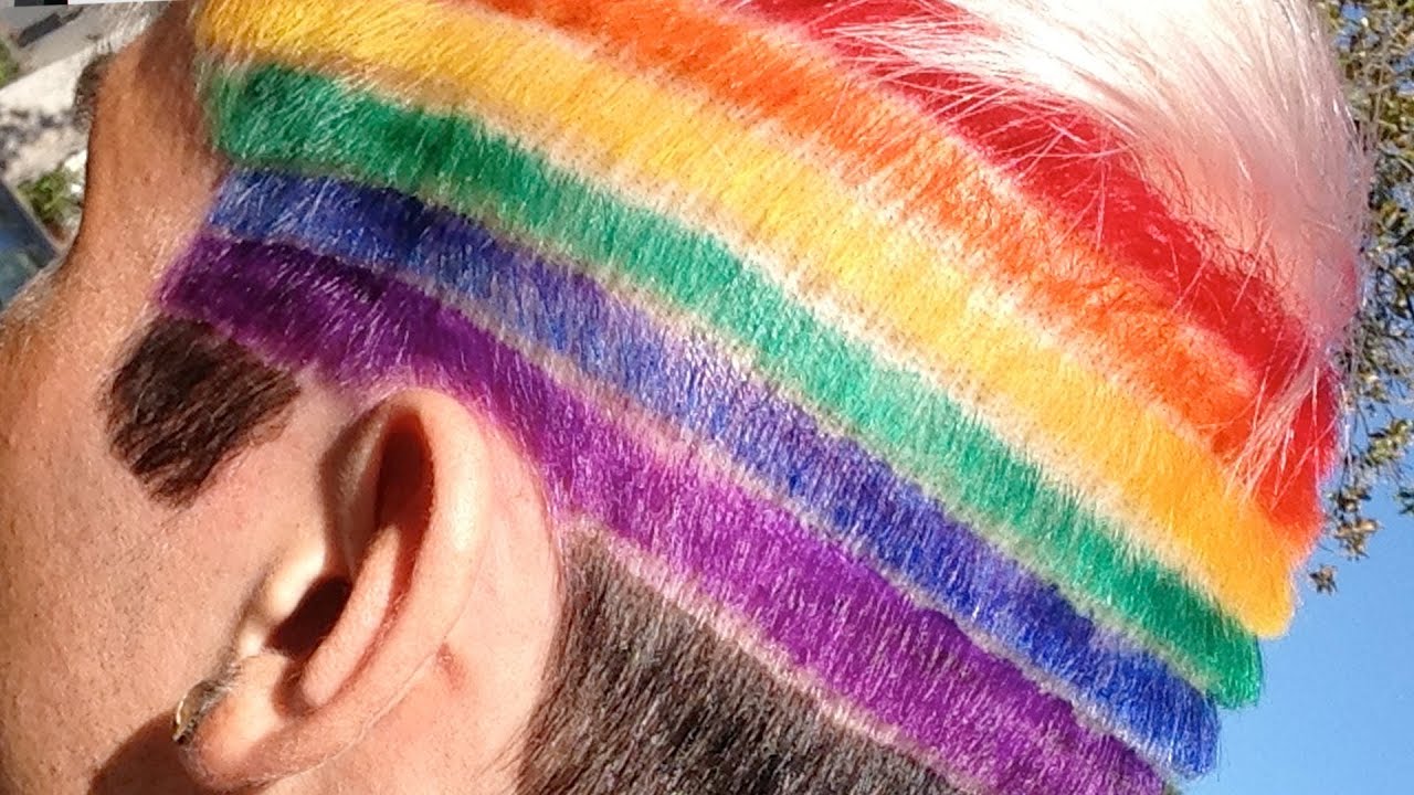 Rainbow Hair Styling Ideas - wide 7