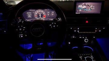 Audi Color Changing Interior Lighting🌈-How To👀