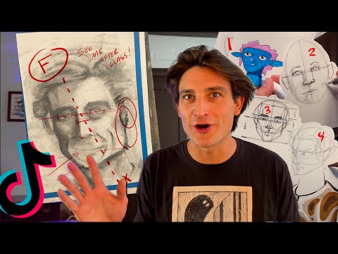 Testing Viral Tiktok Drawing tips. I’ll NEVER draw Faces the same way AGAIN!