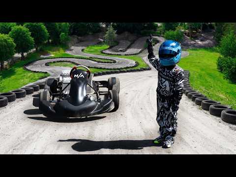WE BUILT A GO CART TRACK IN OUR BACKYARD! | VLOG 1140
