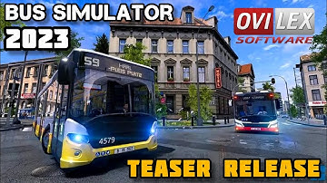 NEW Bus Simulator 2023 by Ovilex Soft Teaser : Bus Game News! Android and iOS