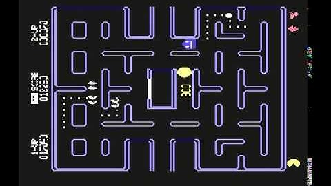 SIDE PACMAN C64 puck man COMMODORE 64 NOSTALGIA CLASSIC RETRO VIDEO GAME